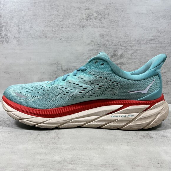 Hoka One One Clifton 8 Running Shoes - Women's Size 10 B - Green - Picture 5 of 10